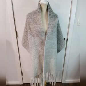 Mer Sea Ombre Boucle Knit Scarf